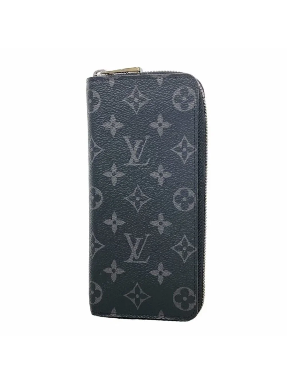 Louis Vuitton Wallet Monogram Eclipse Zippy Vertical Black